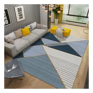 Cheap Factory Price High-End Luxury 3D Printed Washable Living Room Carpet With 100% Safety