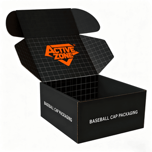 Bóng Chày Màu Đen Thể Thao Mũ Hộp Bán Buôn Sáo Giấy Hat Bao Bì Hộp Tùy Chỉnh In Logo Gấp Phẳng Trucker Cap Hộp Vận Chuyển - Product Image 3