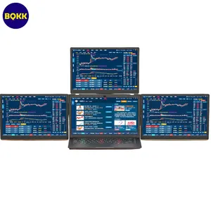 Monitor portátil Full HD 1080P para laptop de tamanho grande, tela dupla, extensor triplo com USB tipo C, monitor portátil de 13 polegadas