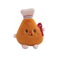 Porte-clés en peluche créatifs en forme de hamburger, de frites et de pain, nouveaux pendentifs pour sac, jouets pour machine à griffes