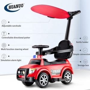 Mobil Mainan Walker Roda Empat untuk Anak-Anak, Mobil Elektrik Bayi, Mobil Tunggangan dengan Payung - Product Image 3