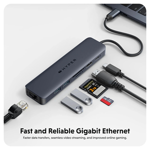 ฮับ USB-C 7 พอร์ต HyperDrive NEXT สำหรับ MacBook, Windows PC, Chromebook - Product Image 2