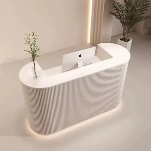 Muebles de Oficina Modernos, Mostrador de Recepción Pequeño de MDF para Salón de Belleza, Bar, Tienda de Ropa, Clínica Dental, Empresa Médica - Product Image 3