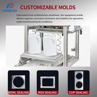 Scelleuse thermique pneumatique pour films/sacs : Machines de laminage à double bouteille avec scellage à opération unique