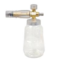 NBT 1L Bouteille en plastique transparent Canon à mousse Outils de lavage de voiture Lance à mousse de neige Pistolet à mousse transparent pour l'entretien de l'automobile