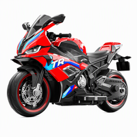 Moto électrique pour enfants 12V 4.5AH avec roues d'apprentissage pour 3-8 ans, batterie rechargeable avec télécommande