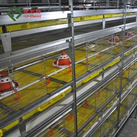 Offre Spéciale : Distributeur Automatique de Nourriture pour Poulets, Équipement d'Élevage Avicole, Cage de Batterie pour Poulets de Chair (pour 10 000)