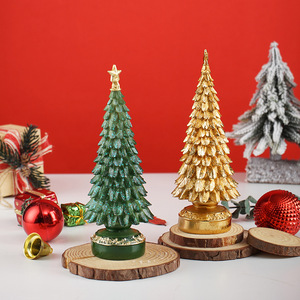 Mini Christmas <b>Tree</b> New Product Small Christmas <b>Tree</b> Desktop Ornament Home Decor Resin Crafts Christmas Decoration From China - Product Image 3