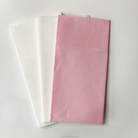 Nouvelle arrivée Serviettes Airlaid à texture colorée personnalisées 1 pli Serviettes de cocktail style sac