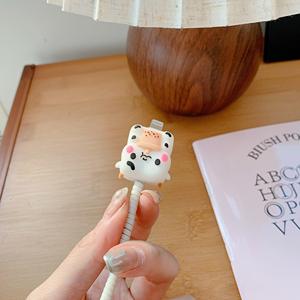 Nouveau dessin animé chargeur protecteur tête de charge protecteur <span class=keywords><strong>enrouleur</strong></span> de câble pour <span class=keywords><strong>Iphone</strong></span> 18/20w tête de charge rapide - Product Image 6