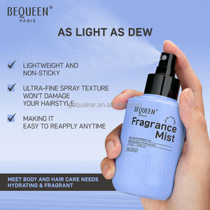 BEQUEEN mavi Lotus koku Mist nem alkol ücretsiz tatlı uzun ömürlü koku parfüm sprey lüks saç & vücut spreyi - Product Image 2