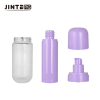 Ensemble de flacons cosmétiques en verre de luxe à double paroi avec pompe sans air, vides, 30 ml et 50 ml
