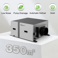 Deye Chine Déshumidificateur à compresseur Fabricant Déshumidificateur d'air de plafond industriel portable 150L pour sous-sol