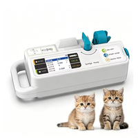 Pompe à seringue automatique portable VET, haute précision, avec fonctions de diagnostic, pour usage vétérinaire