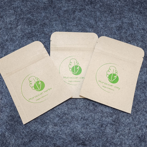 Borsa con sigillo laterale bassa Moq 3 bustina da tè vuota biodegradabile personalizzata bustina da tè con sigillo termico a tre lati bustina da caffè - Product Image 5