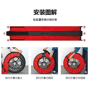 Funda Protectora para Neumáticos de Repuesto de Coche, Estilo Deportivo, Tela Oxford 600D, Impermeable y Antipolvo para una Protección Óptima del Vehículo - Product Image 5