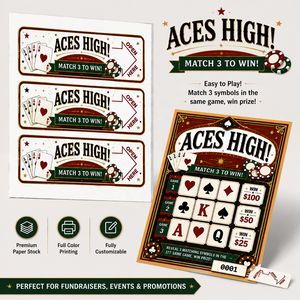 Original Color Free Desgin Digital Printing Three Windows Break Open Tickets Double Sided Cardboard Pull Tab Card - Product Image 6