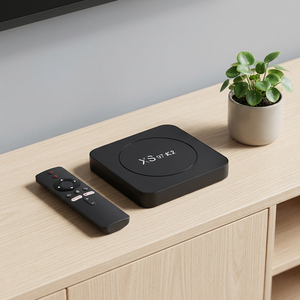 Décodeur TV Android XS97 K2 en gros, Allwinner H313, lecture vidéo 4K, Wi-Fi 2.4G-5G, télécommande vocale Bluetooth, pour divertissement à domicile - Product Image 1