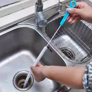 Flexible Pipe Cleaning Brush 71Cm Drain <b>Cleaner</b> Sink And Pool Unclogging Tool <b>Plastic</b> Convenient For Drain Cleaning - Product Image 1