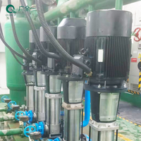 Pompe électrique verticale multi-étages en acier inoxydable QUANYI 37kW, hauteur de refoulement 200m, avec garantie 1 an pour liquide de refroidissement de centre d'usinage CNC