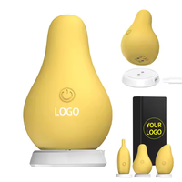 Peer-vibrator Fruitvormige clitorismassager Handheld waterdicht Magnetisch opladen Stil Draagbaar siliconen Volwassen seksspeeltjes Dames