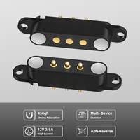 Post Hole 12V 2A mâle et femelle batterie de charge 3Pin connecteurs magnétiques à broches Pogo