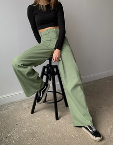 Pantalones Vaqueros de <span class=keywords><strong>Verano</strong></span> Personalizados, Estilo <span class=keywords><strong>Montaña</strong></span> Verde, Pantalones de Calle para <span class=keywords><strong>Mujer</strong></span>, Ajustados, Estilo Y2K, Holgados, Casuales, de Pierna Ancha, Tipo Cargo - Product Image 5