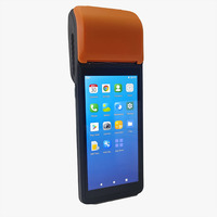 Android 14.0, Pantalla Táctil de 5.5 Pulgadas con Impresora Térmica de 58 mm, 4G, WiFi, GPS, Compatible con Escaneo de Códigos 2D/QR