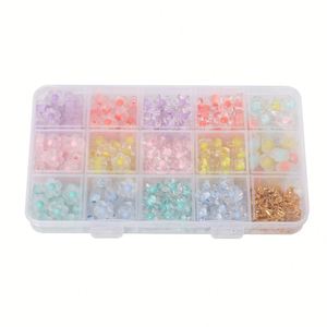 Kit de Joyería Acrílica con Flores DIY, con Tijeras y Cierres de Langosta, Set de Cuentas Florales Coloridas para Hacer Pulseras - Product Image 2