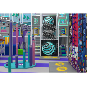 Bettaplay Parque de Trampolines Comercial Interior de 2500 m² con Tobogán Gigante, Muro de Escalada Interior y Entrenamiento Físico - Product Image 4