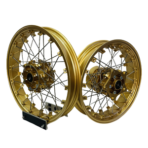 Buje de rueda con radios sin cámara, adecuado para modificación de buje de rueda BMW F700GS (modelos 2013-2017), rueda delantera 2.5*19, rueda trasera 3.5*17 - Product Image 3