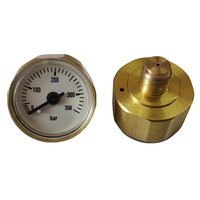 Mini Manometer 28mm Dial Air Pressure Gauge G1/8 Thread