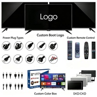 Televisor Inteligente de 32 Pulgadas al por Mayor, Android 13, Televisor LED sin Marco, Control Remoto por Voz, WiFi, Precio de Fábrica, Cine en Casa, OEM, ODM