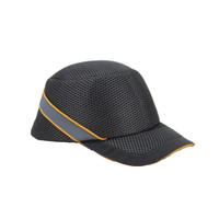 Casco ligero de protección de seguridad personalizado, gorras de béisbol ajustadas, función de modelo de lugar de impacto, gorras de construcción lateral