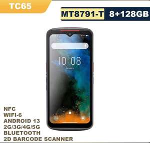 Terminal portable HoneyWel N5703 5G PDA, <span class=keywords><strong>Google</strong></span> NFC IP68, 6,5 pouces, Android 13, Wifi 7, <span class=keywords><strong>scanner</strong></span> 1D/2D, collecteur de données avec WIFI TC65 - Product Image 1