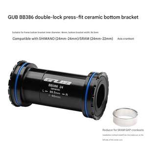 GUB BB386 Essieu de bicyclette Essieu verrouillable en céramique compatible avec les plateaux Shimano - Product Image 5