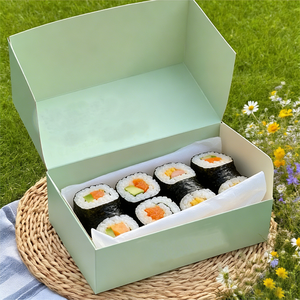 Caja <span class=keywords><strong>de</strong></span> Cartón Biodegradable con Diseño Personalizado para Sushi, Pastel, Palomitas <span class=keywords><strong>de</strong></span> Maíz, Pollo, Galletas, Contenedor para Llevar Comida <span class=keywords><strong>a</strong></span> <span class=keywords><strong>Domicilio</strong></span> - Product Image 3