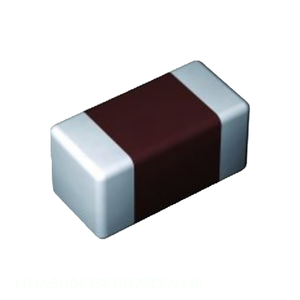 ตัวเก็บประจุเซรามิกสำหรับ MMASU063SCGR75CFNA18 0.75PF 50V C0G CG 0201 0.75 pF - Product Image 1