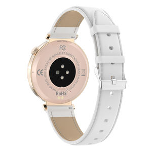 Femmes Gx200 vente en gros sport rond Smartwatch double BT sport Push fonction de téléphone Design élégant IP67 bracelet en cuir étanche - Product Image 6