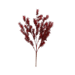 Ramo de Vegetación Artificial Roja Xinchengzhi de 30cm-100cm, Decoración para Bodas, Moldeado por Inyección de Plástico - Product Image 5