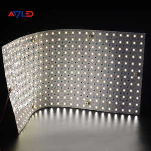 แผ่นไฟ LED แบ็คไลท์ IP20 24V SMD2835 6500K แผง LED แบบยืดหยุ่น 500x240 มม. แผ่น LED บางเฉียบเหมือนกระดาษ สำหรับไฟแสดงผลนิทรรศการ - Product Image 2