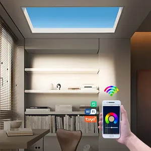 60x120 60x60 30x120 Recessed <strong>Artificial</strong> LED <strong>Skylight</strong> Virtual Sunlight Smart Tuya Panel Ceiling Blue Sky Light - Product Image 1