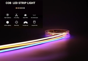 Rgbic COB 24V 630 COB RGB SPI COB LED Strip ánh sáng RGB thông minh IC không thấm nước - Product Image 5