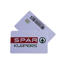 Kartu Chip IC Kontak RFID Kartu Kredit Bank yang Dapat Dicetak Sesuai Pesanan Kartu Kosong Pintar yang Dapat Dicetak Sesuai Pesanan
