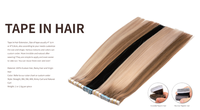 Extensions de cheveux à bandes adhésives Double Drawn Bone Straight European Remy, couleurs personnalisées, vente en gros d'usine