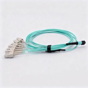 สายไฟเบอร์ออปติกแบบเส้นเดียว LC ความยาว1เมตร G652D OS2การสูญเสียต่ำสายแพทช์ตัวเลือกมัลติคอร์สำหรับเครือข่ายโทรคมนาคม - Product Image 3