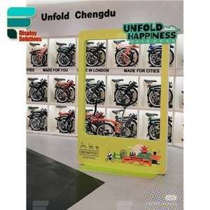 Cửa hàng xe đạp thiết kế bán lẻ Hiển thị lịch thi đấu gấp xe đạp lưu trữ giá tùy chỉnh bằng gỗ <span class=keywords><strong>cubby</strong></span> tủ trưng bày - Product Image 2