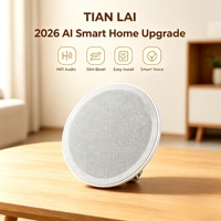 KS-8187-6INCH Speaker Plafon Putih, Pemasangan Mudah untuk Proyek Suara Residensial dan Komersial