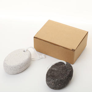 2 uds piedra pómez para pies depurador de pies Exfoliante Piel muerta seca piedra de pie Natural elimina herramientas de pedicura - Product Image 1