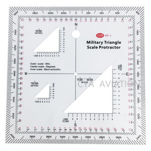 5 इंच लचीला प्लास्टिक मानचित्र चांदा थोक समन्वय पैमाने और चांदा - Product Image 3